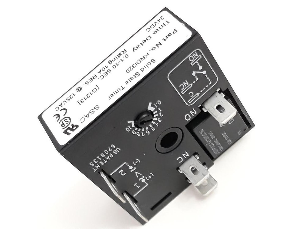 ONE NEW SSAC SOLID STATE TIMER KRDI1320 125 VAC TIME DELAY 0.1 TO 10 SEC