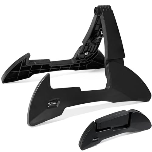 Guitar Stand, Foldable Guitar Stand with Adjustable 2-Width, Sturdy Electric
