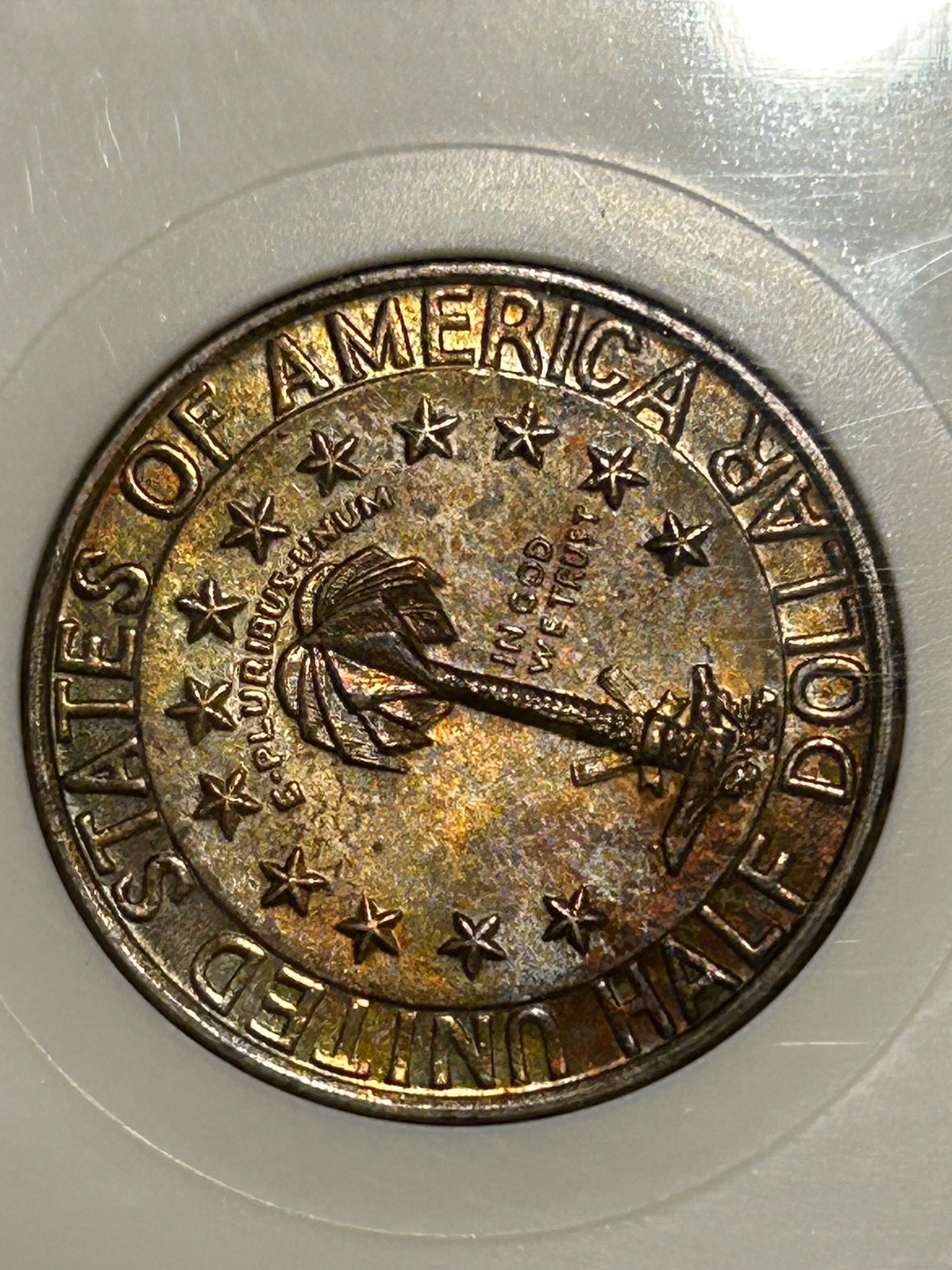 1936 South Carolina Half Dollar NGC MS65 CAC Green Fatty Holder Deep Toned