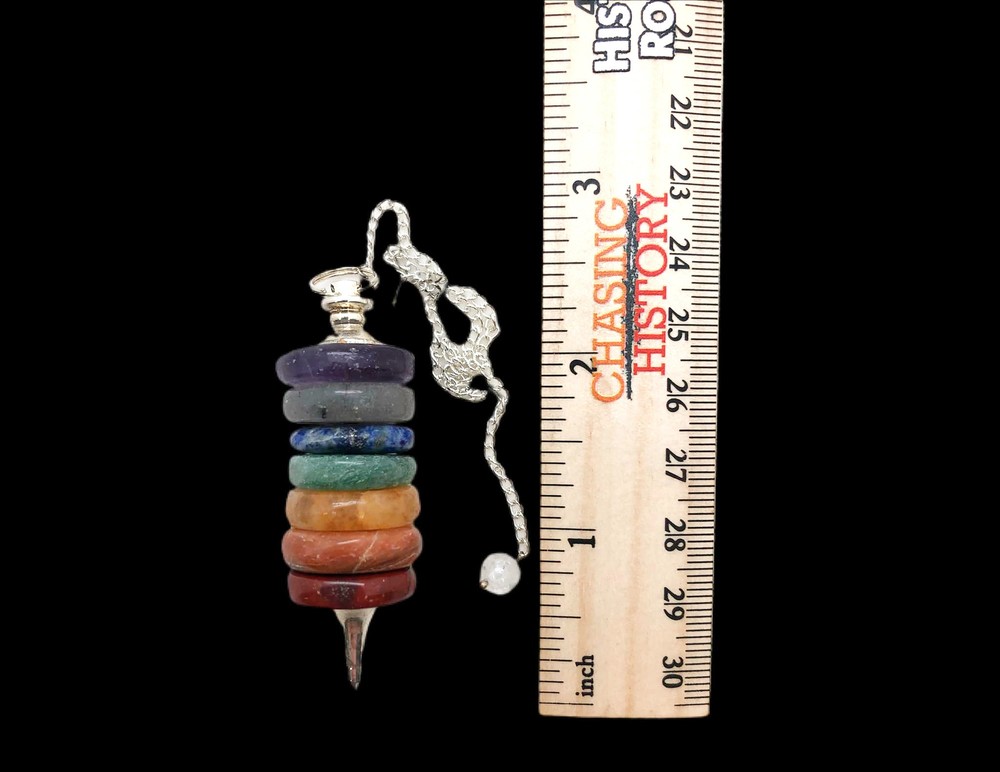 7 Stone Chakra Pendulum