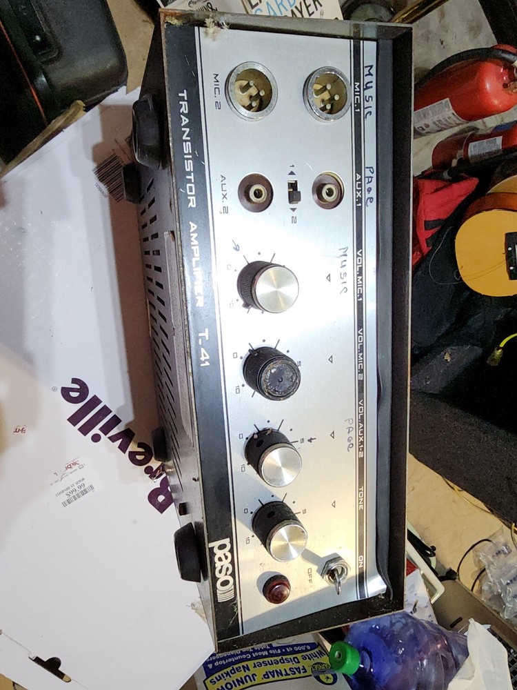 Paso Transistor Amplifier T-41