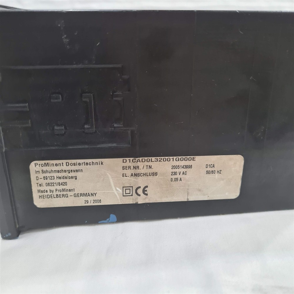 Prominent Dulcometer Conductivity Meter. PN: D1CAD0L32001G000E