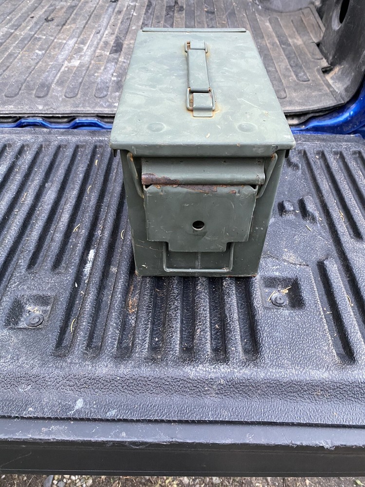 Military Style Ammo Can 50-cal M2A1 Ammo Box (empty)