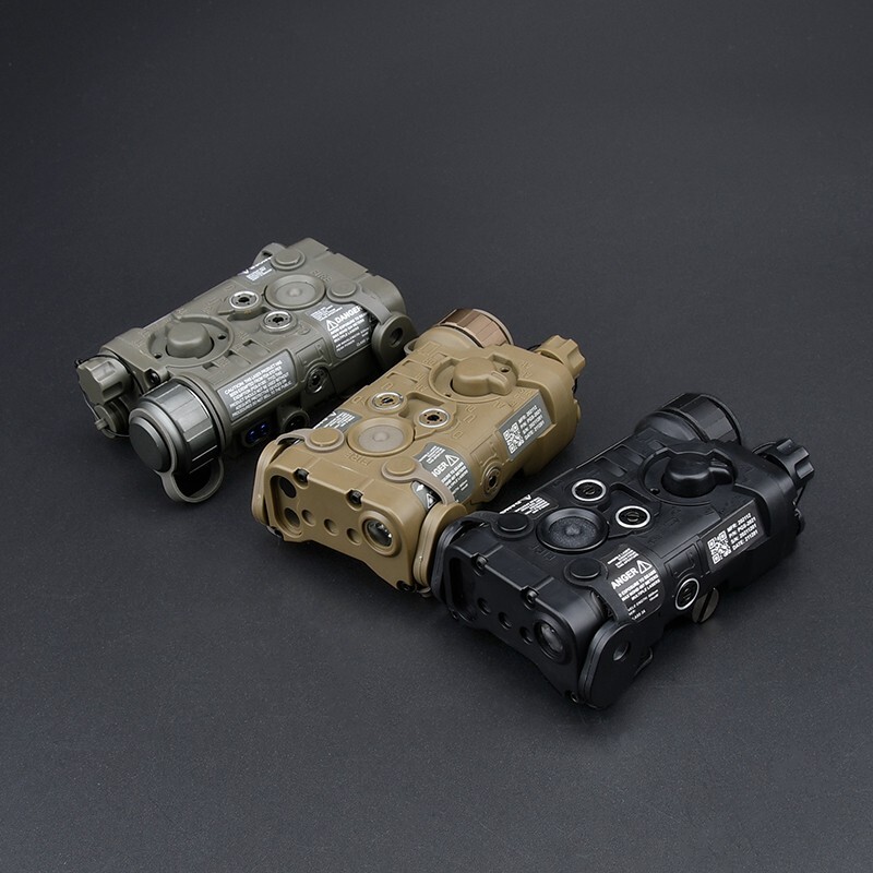 WADSN Tactical NGAL Green Blue Red Laser White LED Strobe Airsoft Aiming Sight