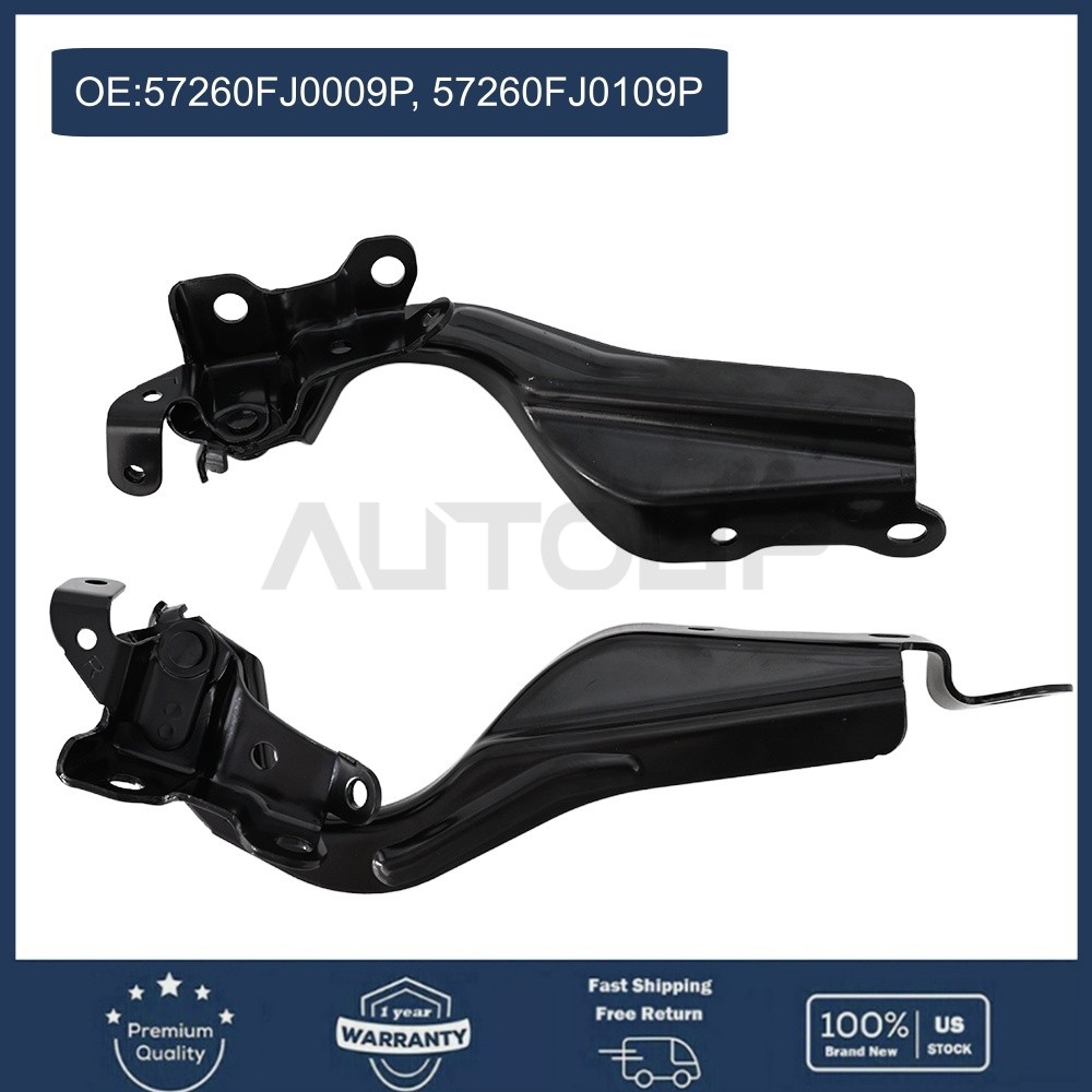 Pair Hood Hinge Right & Left for Sb Impreza 2012-2016