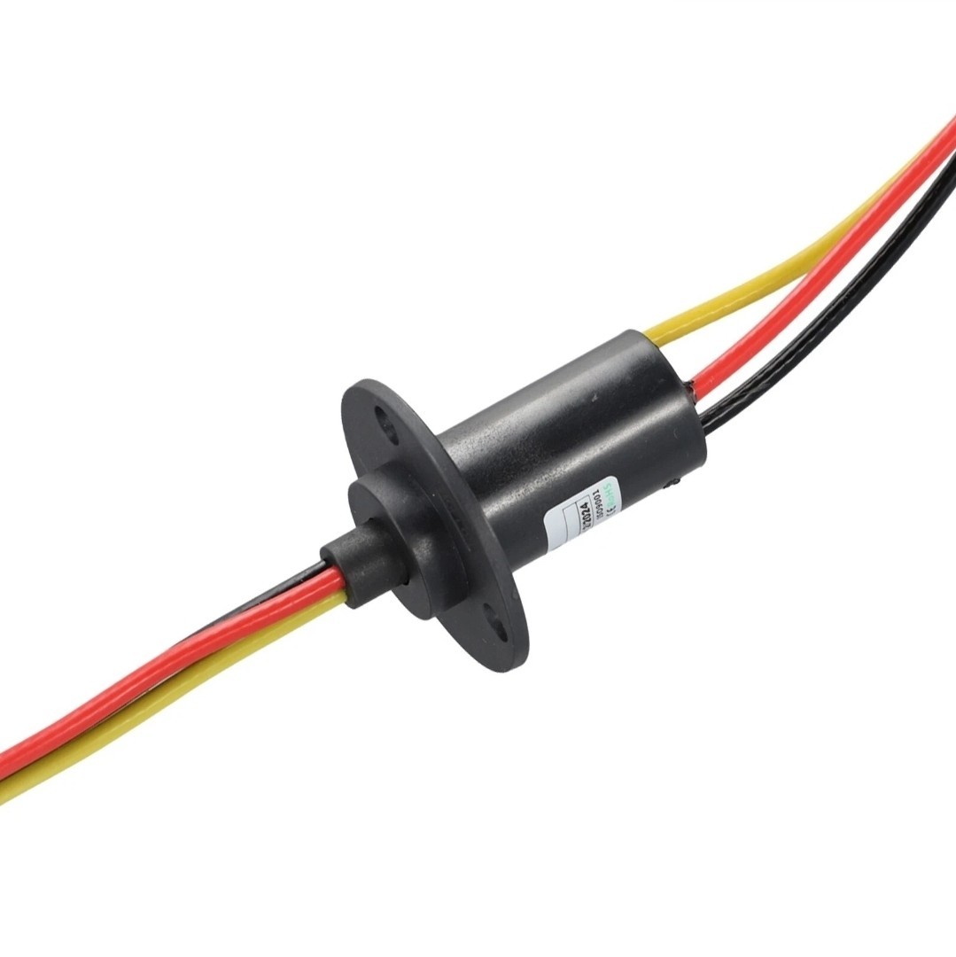 MW1330 Conductive Slip Ring 150RPM 22OD 3-wire 30A Low Noise Low Torque