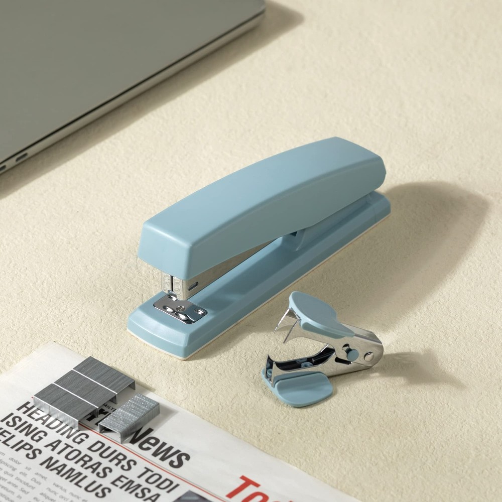 Deli Stapler, Desktop Staplers, 25 Sheet Capacity, Includes 1000