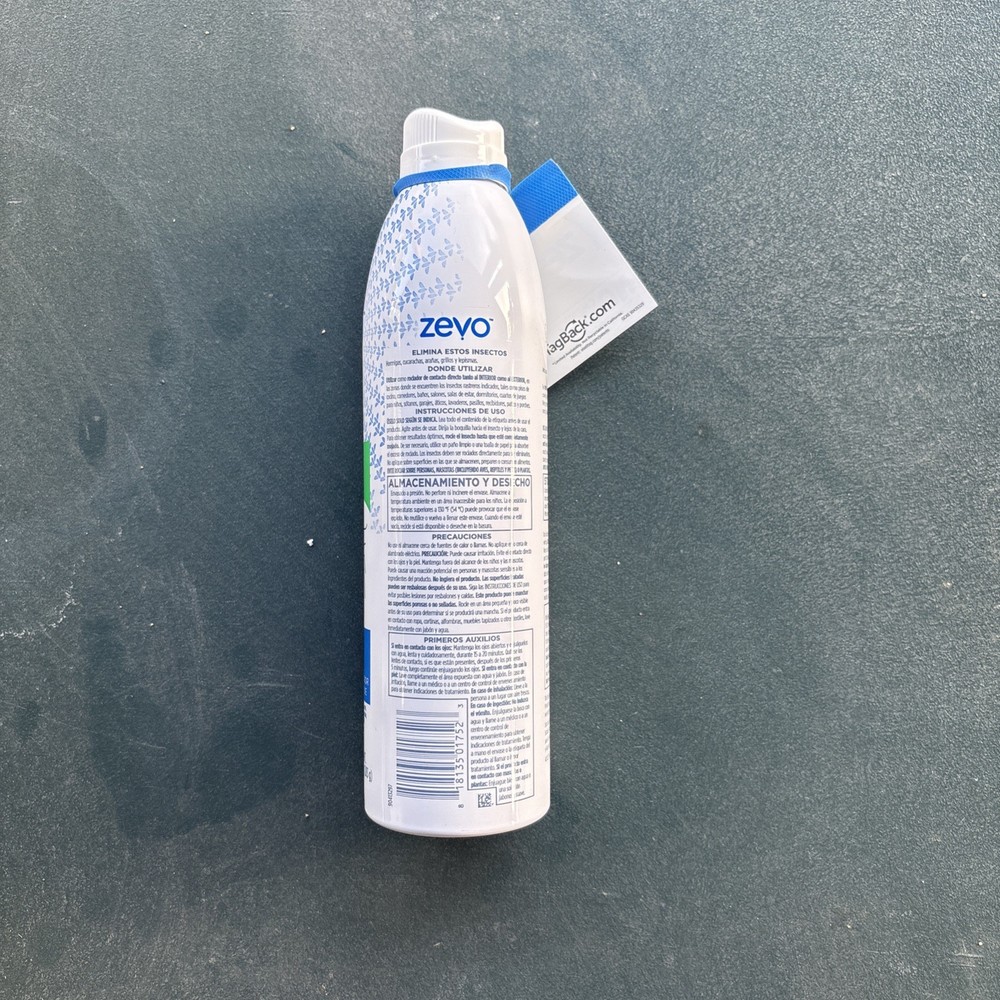 Zevo Instant Action Spray Ant Roach Spider Insect Killer 10 Oz