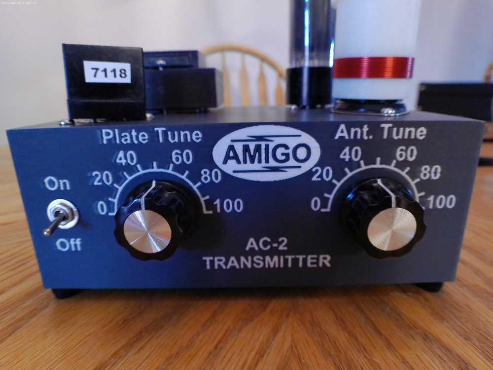 QRP 80/40m 35L6 CW Transmitter (12.5 watts Input)