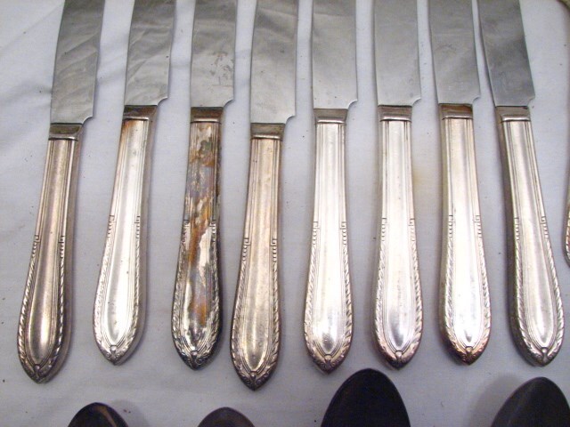 Stratford Silver Plate Ladyship 25 pc Flatware Set Service for 8