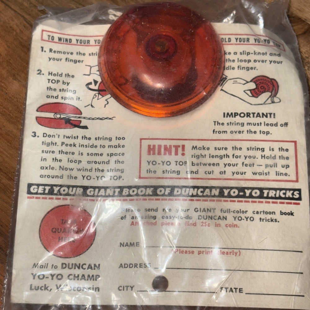 Rare Vintage Duncan Yoyo