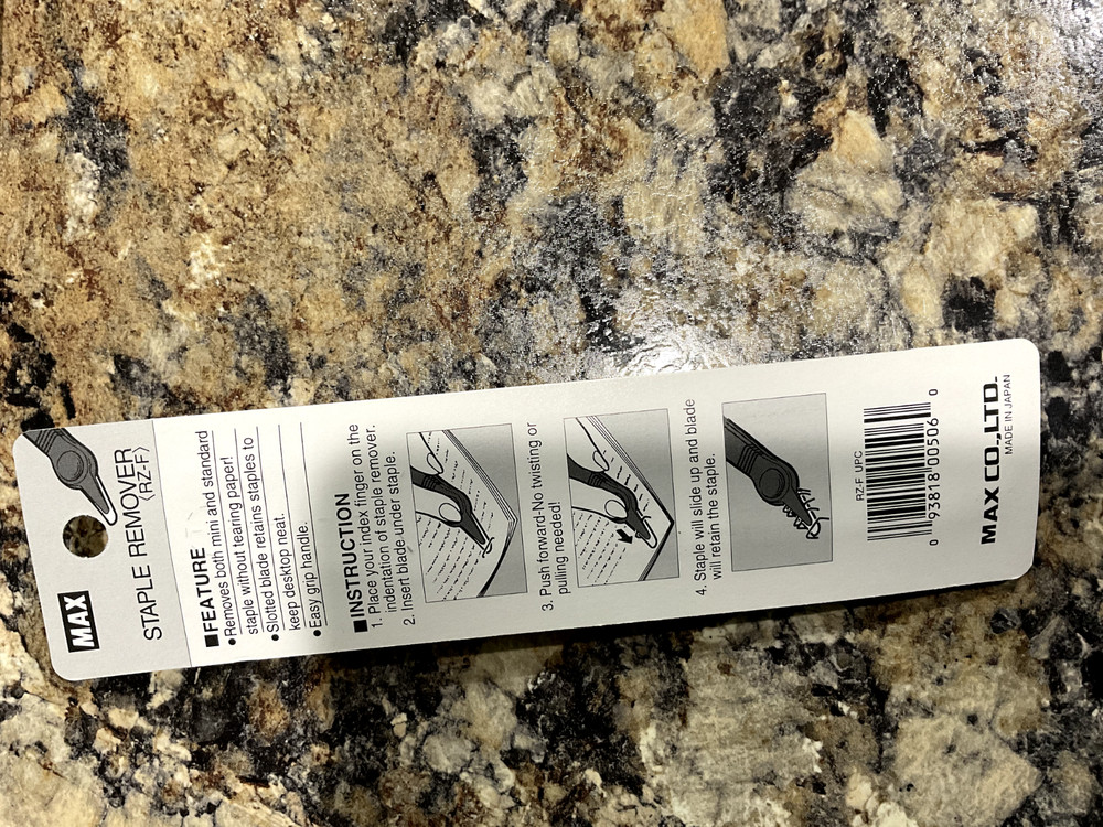 Max Staple Remover