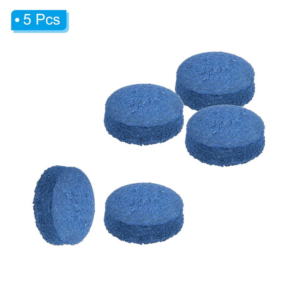 5Pcs 13mm Dia Billiard Pool Cue Tips Snooker Pool Stick Replacement Tips, Blue