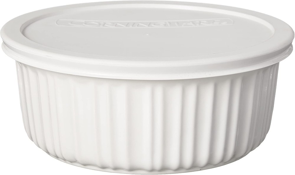 Versatile 7-Piece Ceramic Bakeware Set - French White