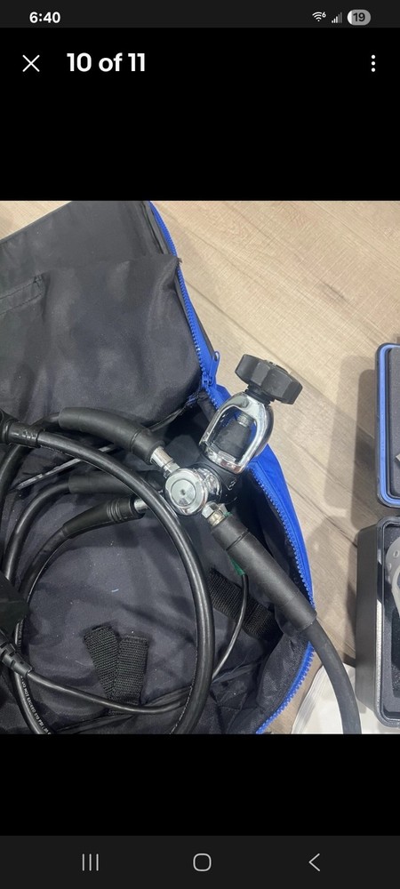 Beuchat Requlator W/ Cocrhen Gemini Dive Computer