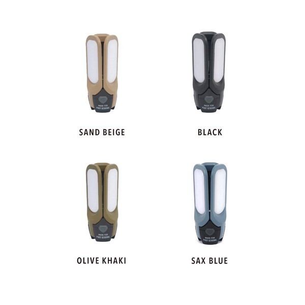 Tri-panel solar charged LED light 4 colors POST GENERAL POST GENERAL