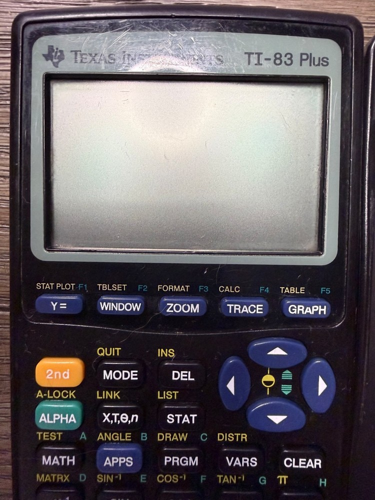 Texas Instruments TI-83 Plus Graphing Calculator W/Cover Tested