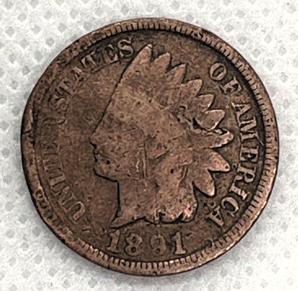 1891 INDIAN HEAD CENT