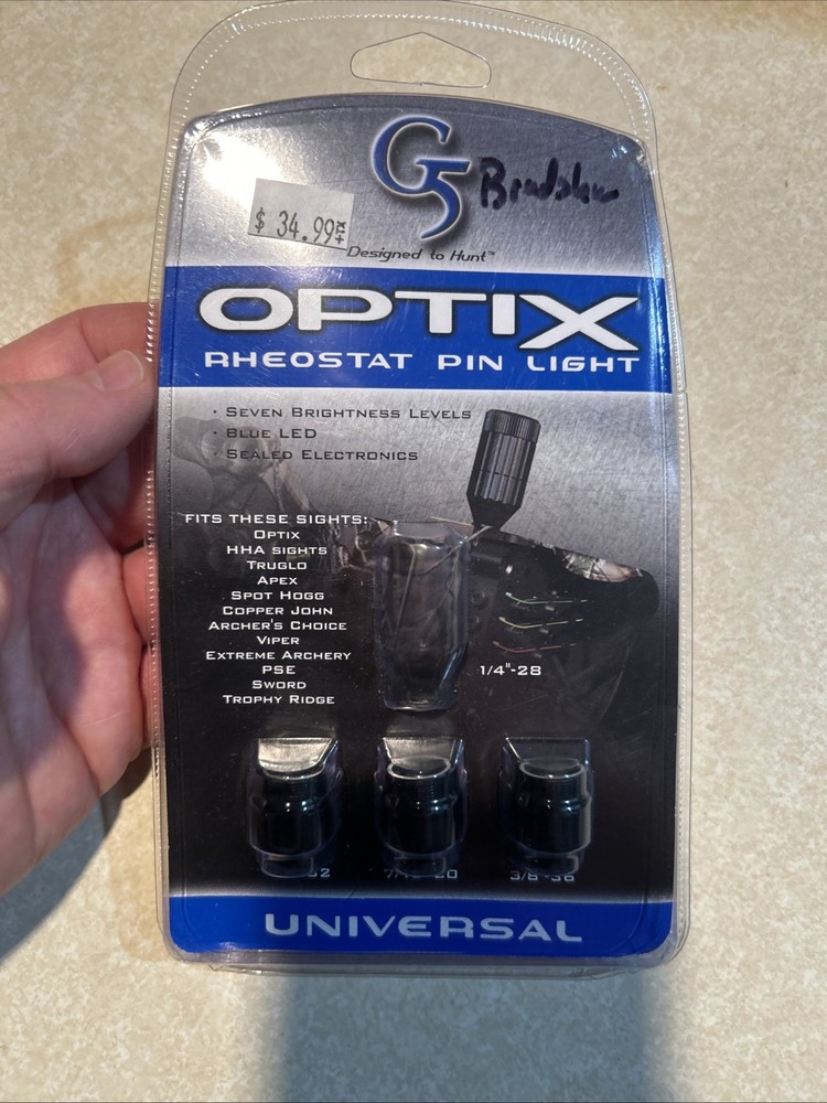 G5  Optix Bow Sight Light Adapters Read