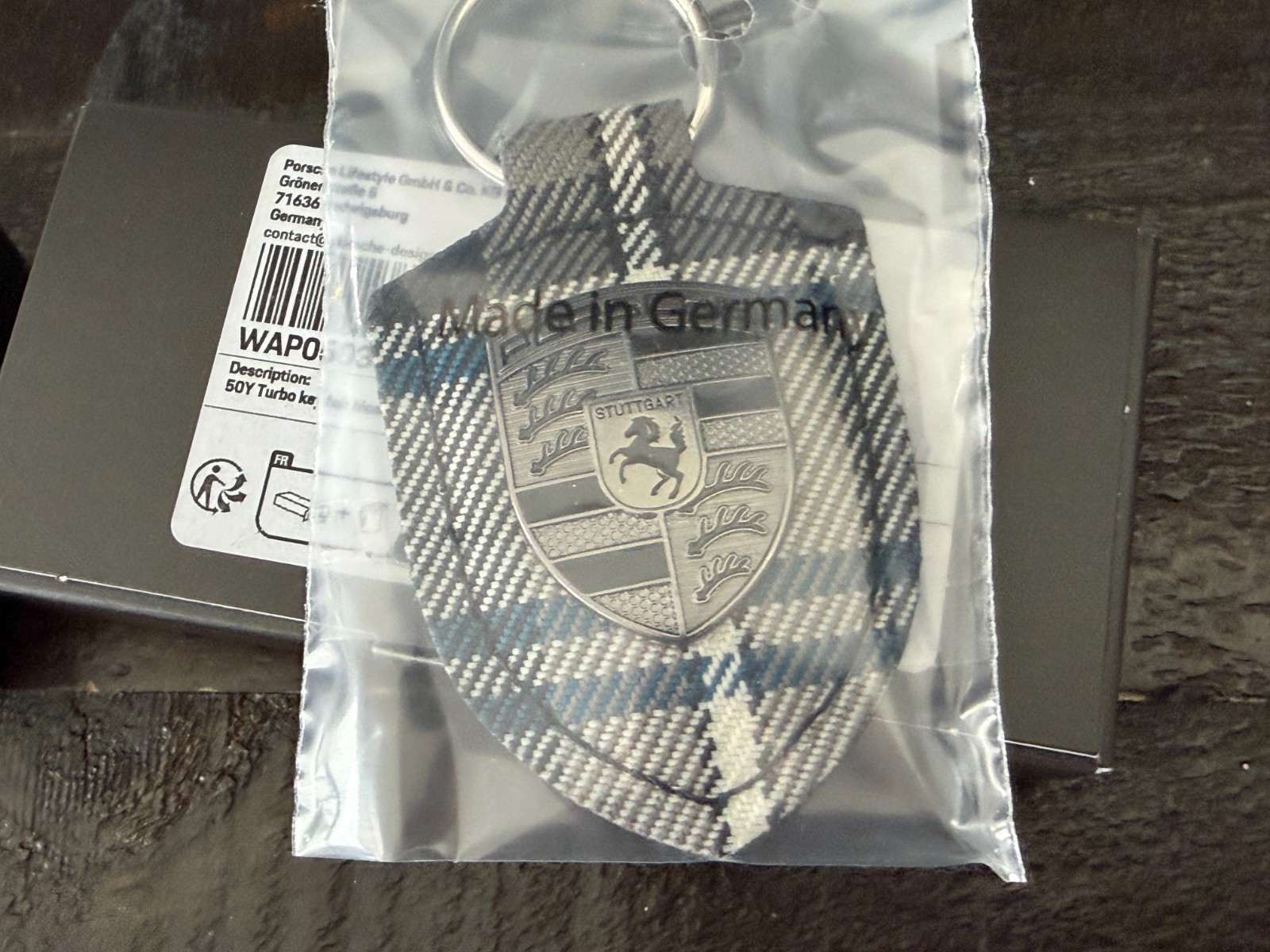 PEPITA TURBONITE Genuine Porsche 911 50 Year Turbo Key Chain Ring Limited