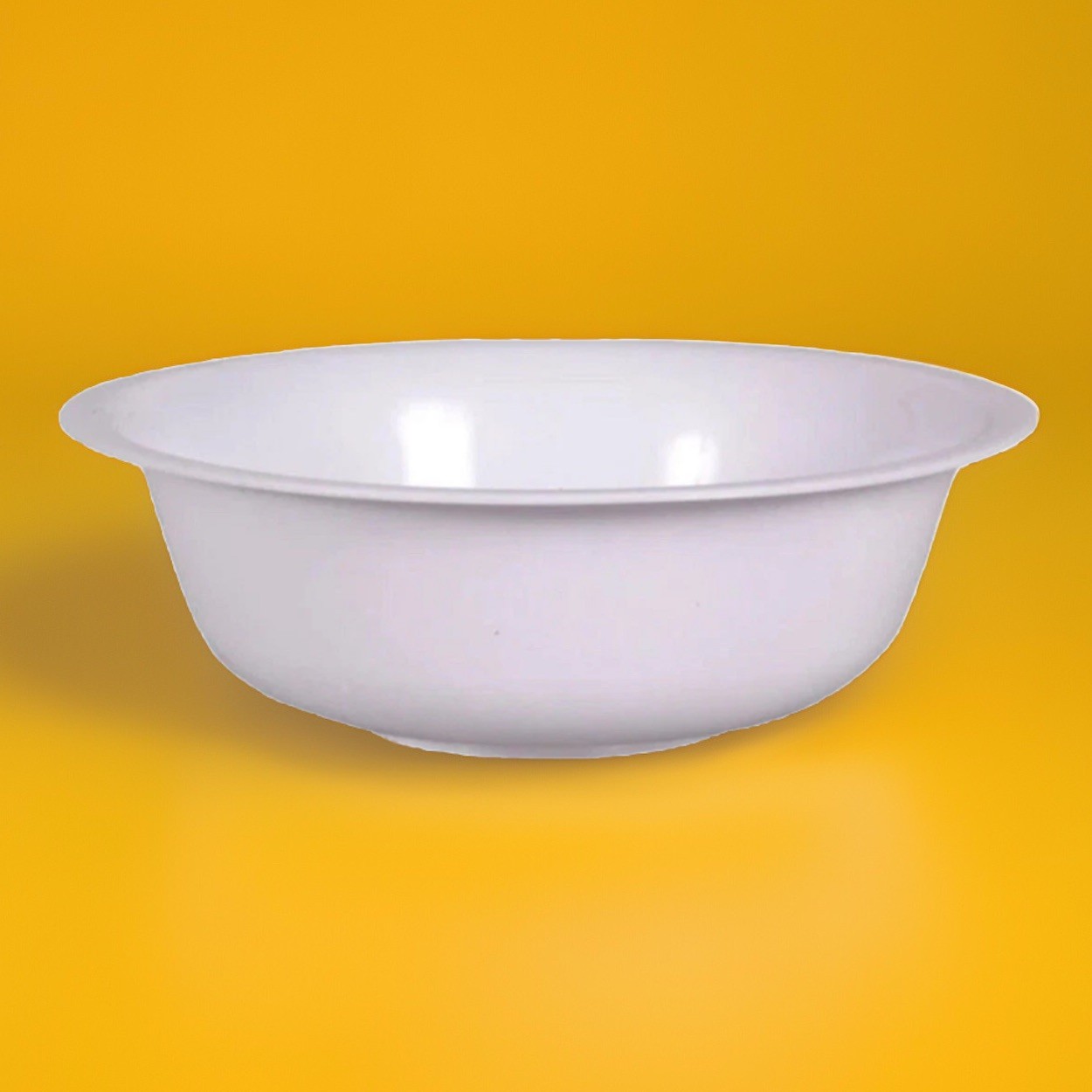 6-Pack Sturdy WHITE Cereal Bowls 6.5" Wide BPA-FREE Plastic FAST FREE SHIPPING