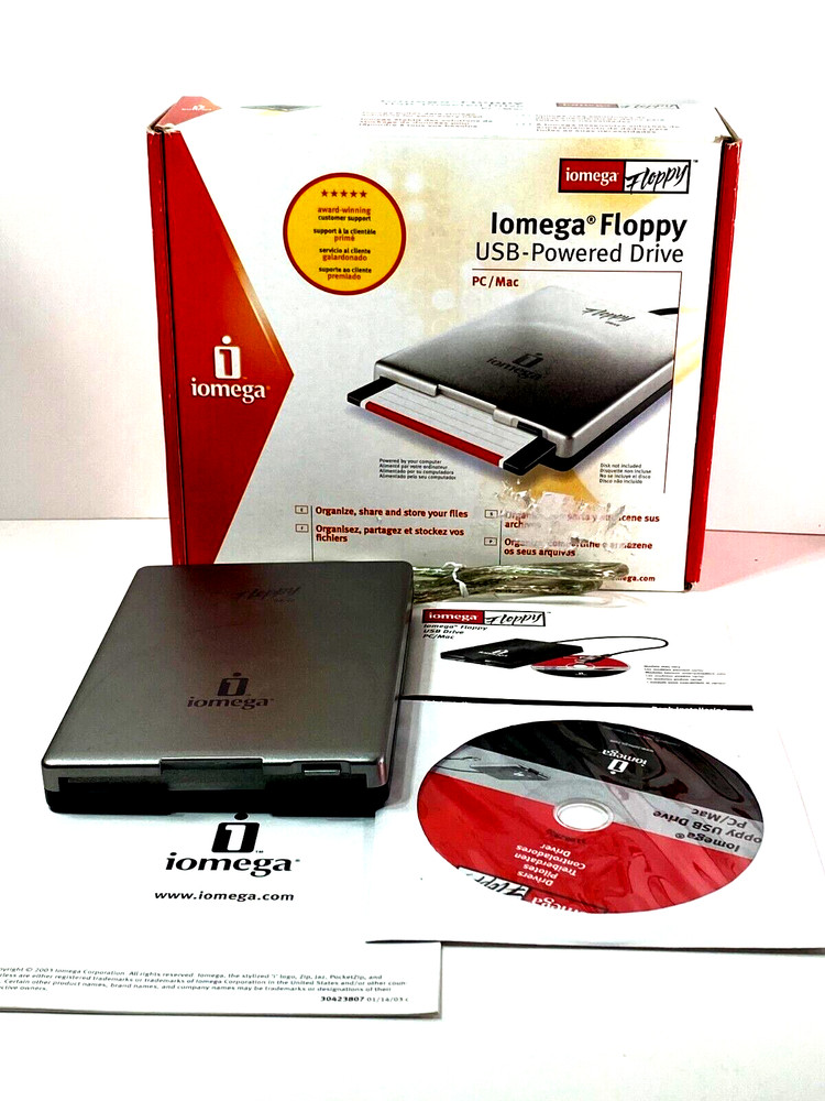 Iomega Floppy - USB-External Powered Drive - PC & Mac