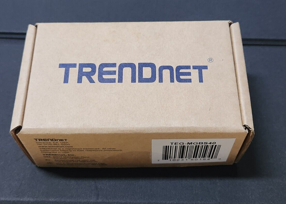 TRENDnet TEG-MGBS40 Mini GBIC Version V5.0R