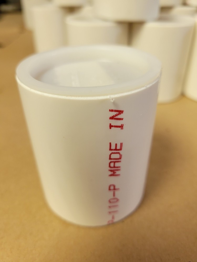 (6) 2" Diameter and 3" Deep Powder Coating Fluid Bed Cup