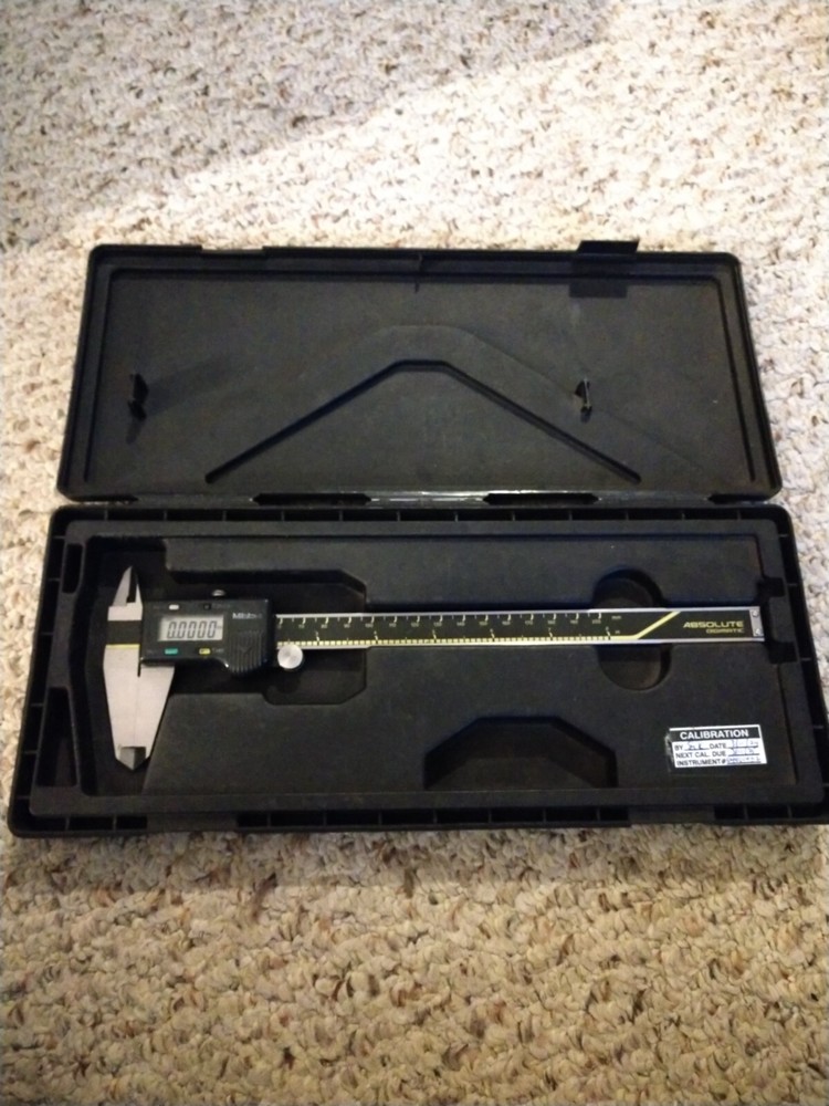 MITUTOYO TOOLS 8” ABSOLUTE DIGIMATIC INSIDE / OUTSIDE CALIPER, CD-8CS, 500-197
