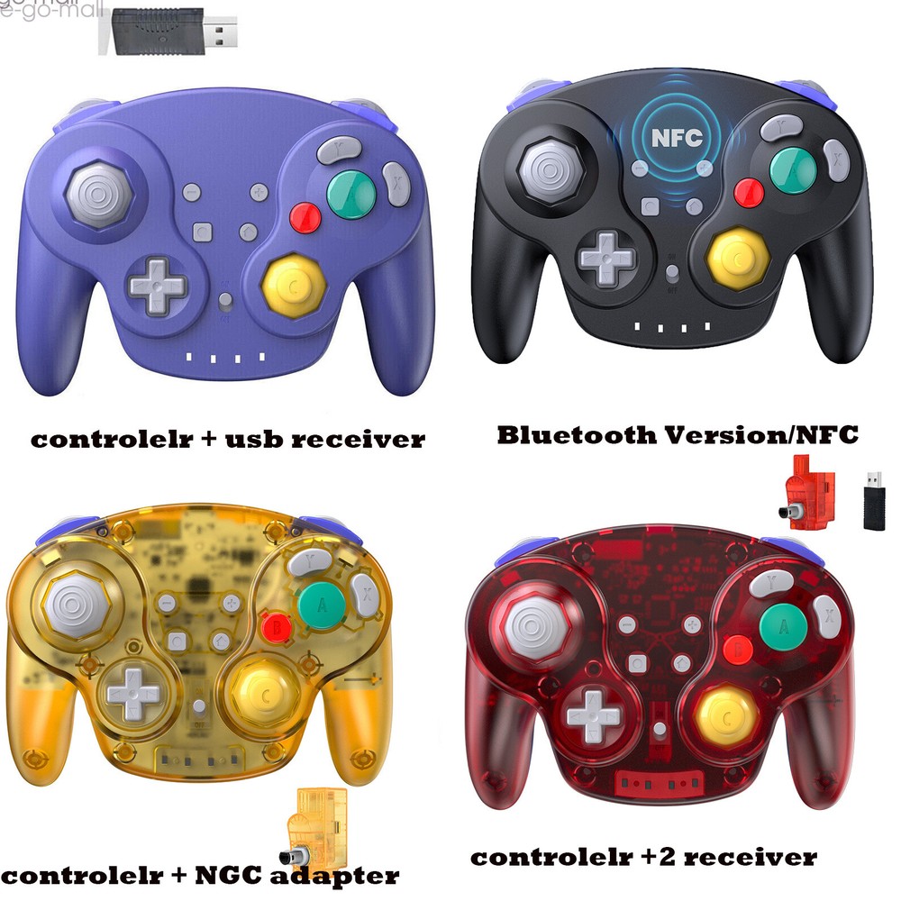Wireless Gamecube Controller USB Receiver for Switch PC/ NGC Adapter for Wiii GC