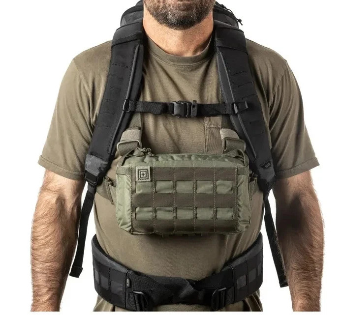 5.11 Tactical Woodland Camo Skyweight Survival Chest Pack - Style # 56769WL-WS