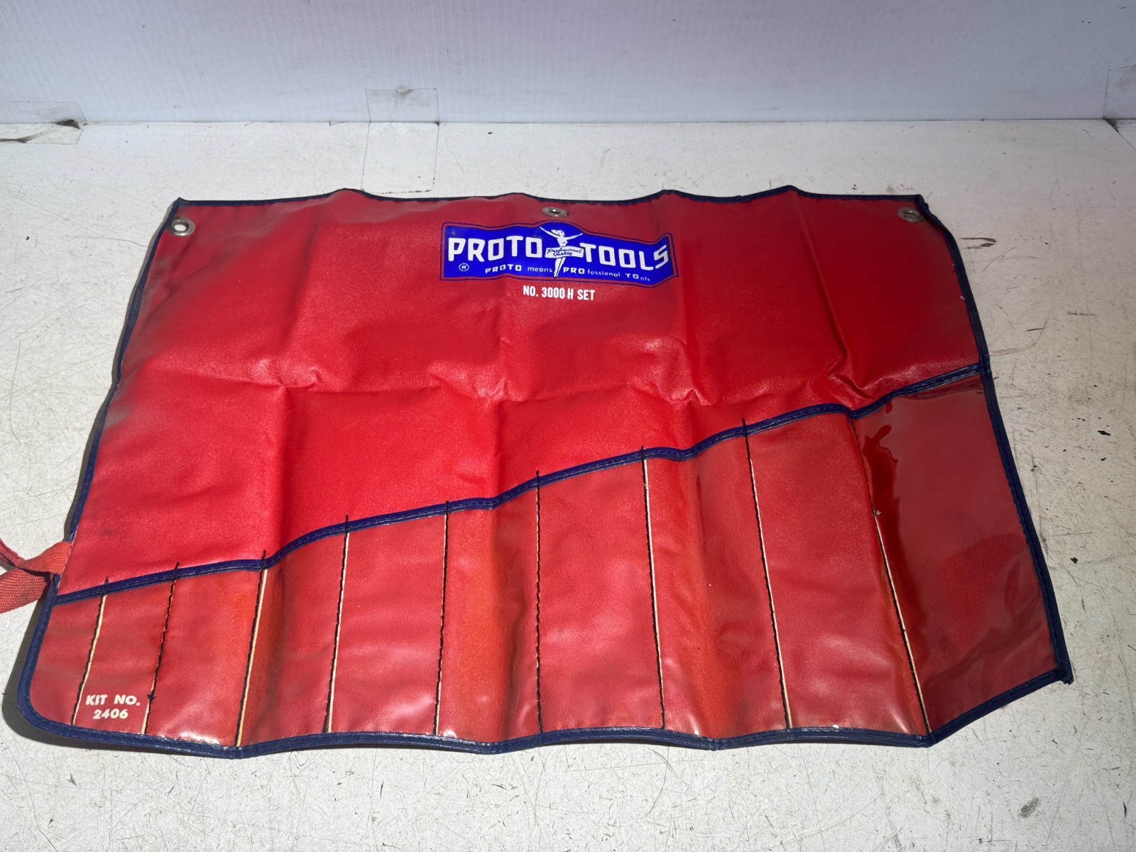 Proto Tool 3000 H Open End Tool Pouch for Wrench Kit 2406 - No tools