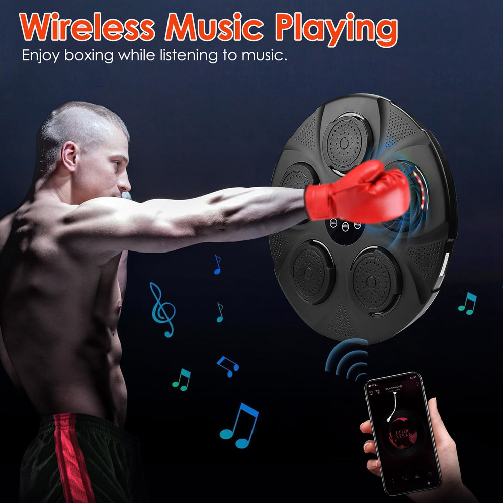 Music Boxing Machine Electronic Wall Target