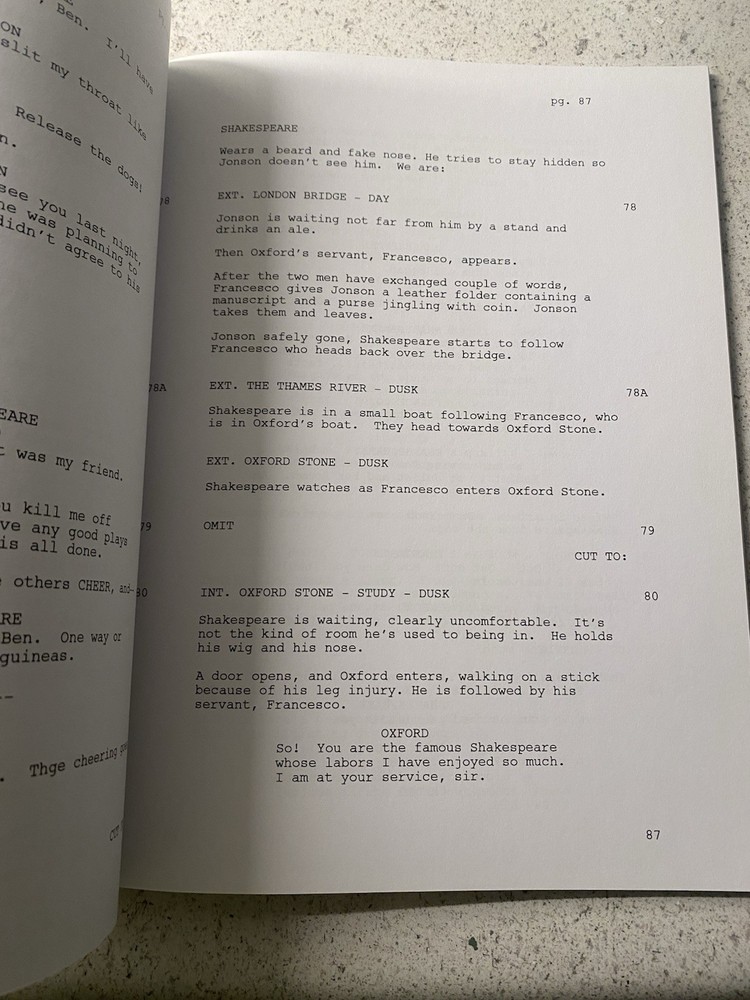 For Your Consideration Original Movie Script