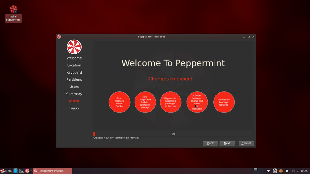 Peppermint OS Flagship Debian 32-Bit Fully Loaded Bootable DVD Linux XFCE
