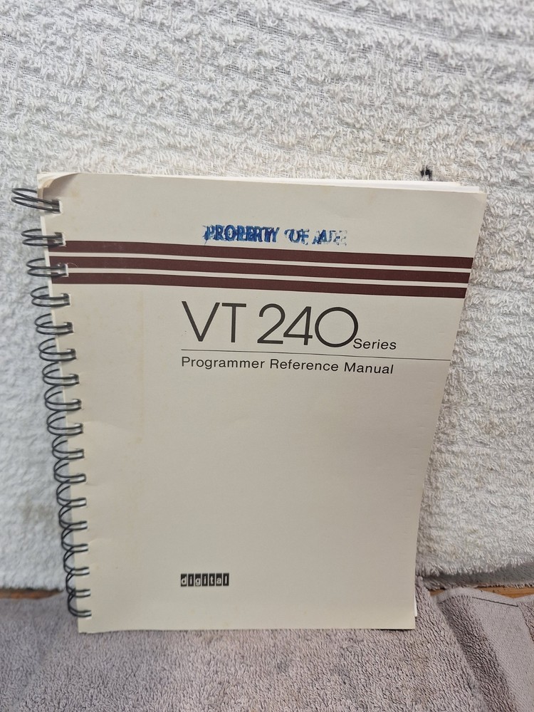 Vintage Digital VT240 Series Programmer Reference Manual