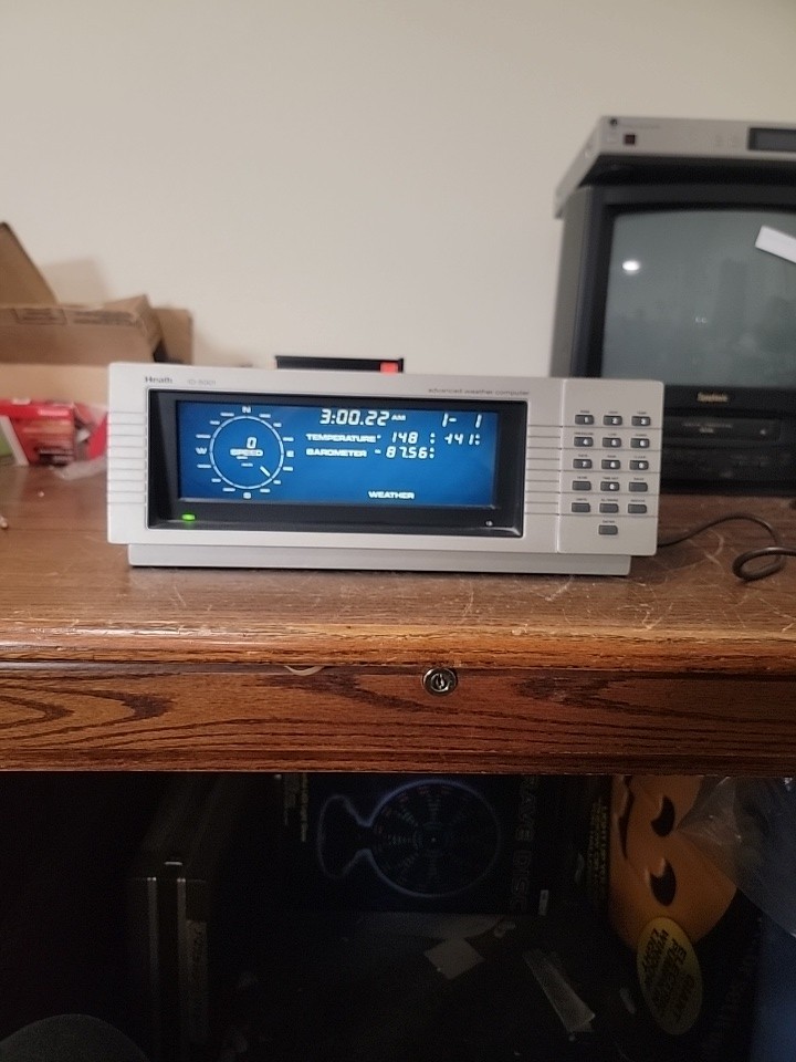 Vintage Heathkit ID-5001 Digital Weather Computer Untested