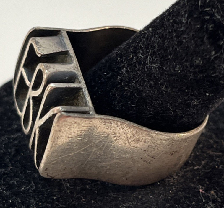 TENDLER Sterling Ring Bill Tendler Creation Initials