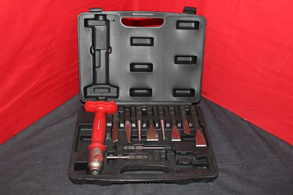Mac Tools 12-PC. Interchangeable Bit Punch & Chisel Set (missing 2) AO4073693