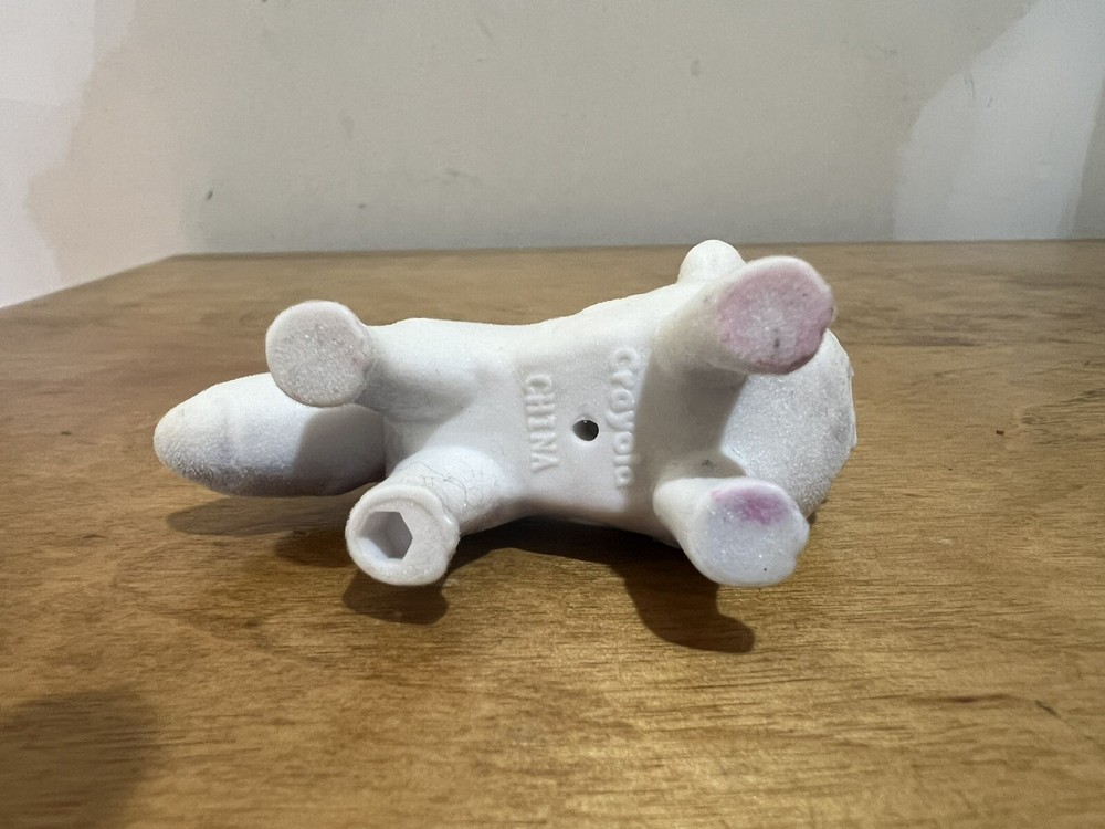 Scribble Scrubbie Pets Arctic Igloo Felt Arctic Fox Replacement Figure Flocked