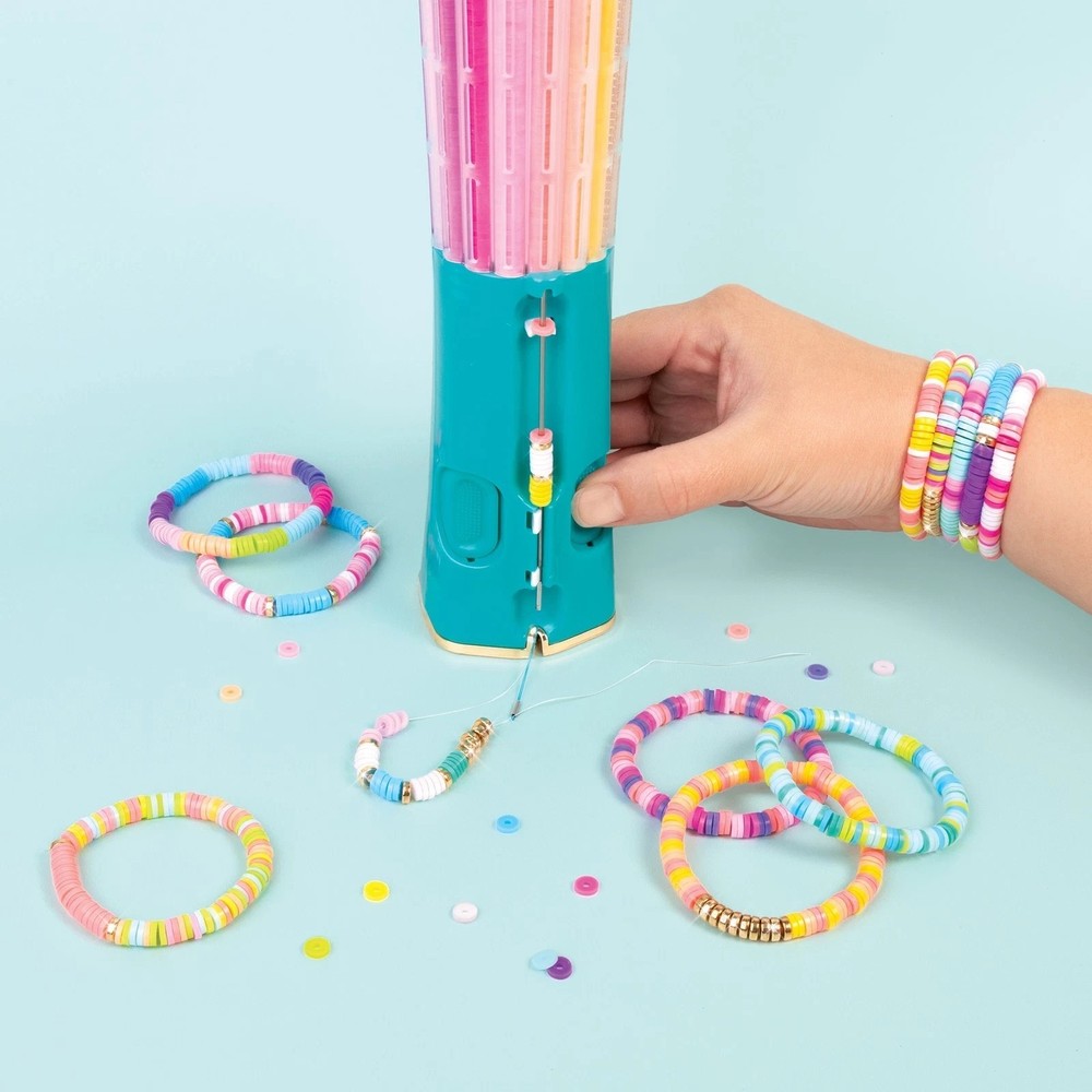 Make It Real: Swift Clicks Heishi Bracelet Maker - DIY Kit, Create 23 Bracelets