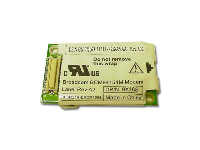 Broadcom Internal Mini 56k Card Modem 9X163