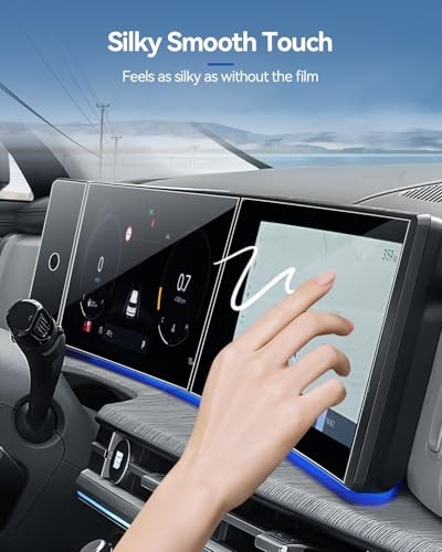 8PCS Car Screen Protector for 2024 2025 Santa Fe