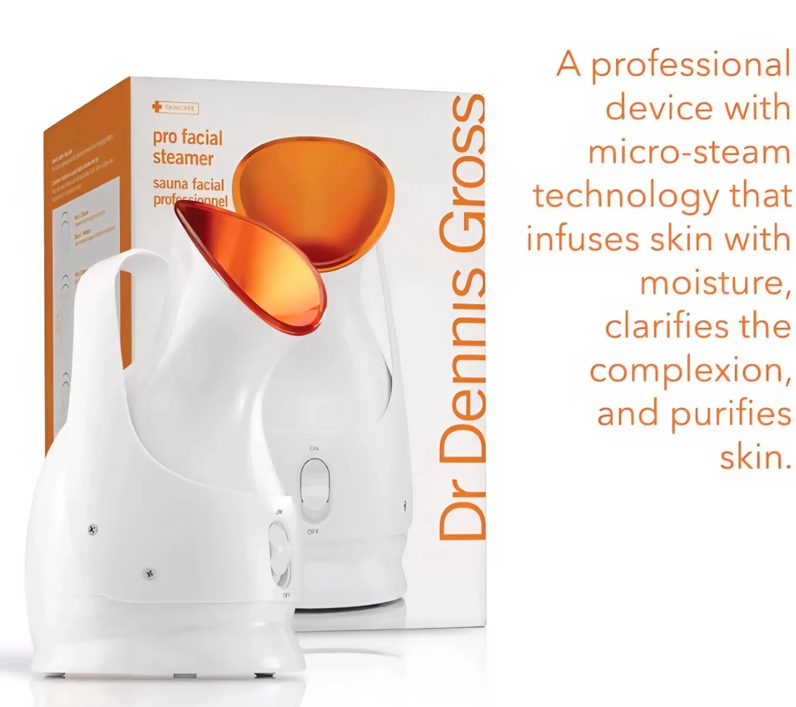 Dr. Dennis Gross Pro Facial Steamer  Facial Deep Cleaning New in Box & Packaging