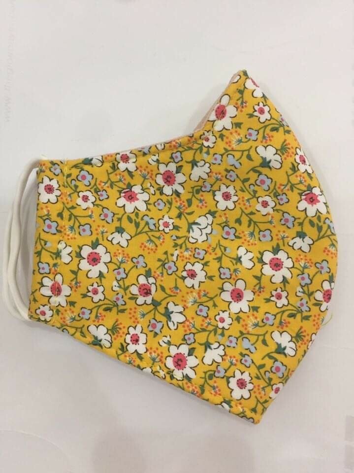 COTTON FACE MASK-WASHABLE, REUSABLE, BREATHABLE