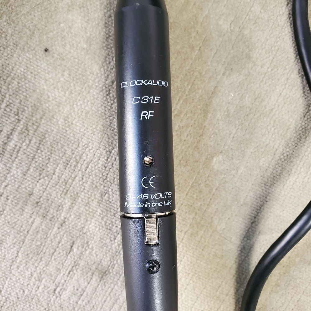Clockaudio C31E RF 9-48 Volts wired microphone with stand/wire