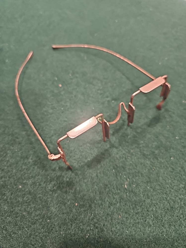 Optometrist Eyeglass Frames, Square Lens, Steampunk, 5/30