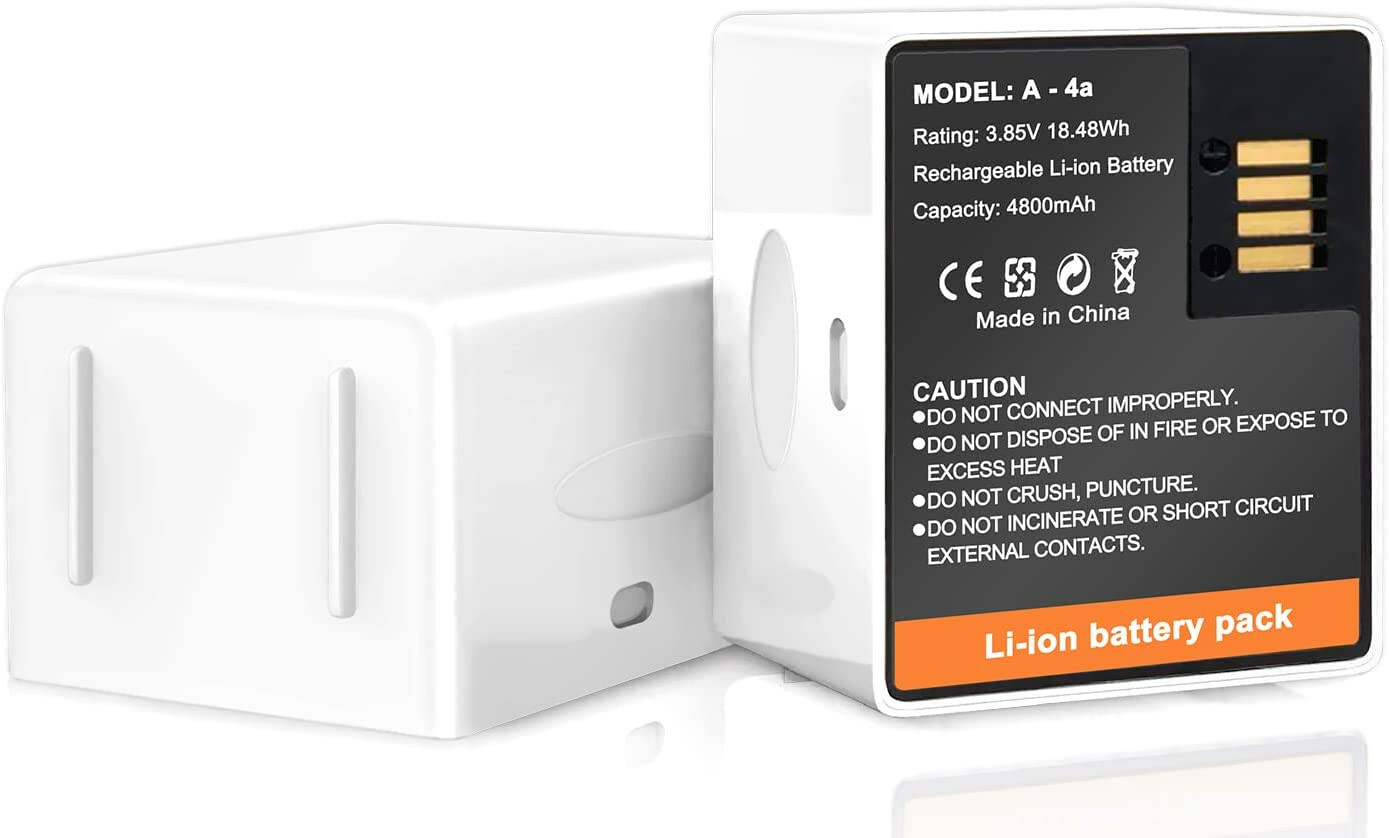 2Pack A-4A A-4 Battery & Charger Dock for Arlo Pro 3 Arlo Ultra VMA5400 Camera