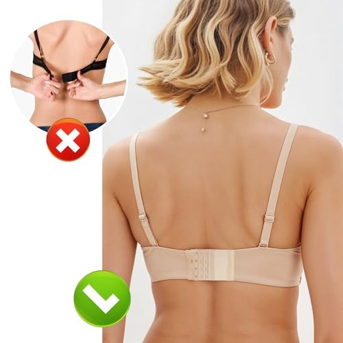 12PCS Bra Extender 4 Hooks, Elastic Bra Strap Extender, 4 Hooks Plus Size Bra