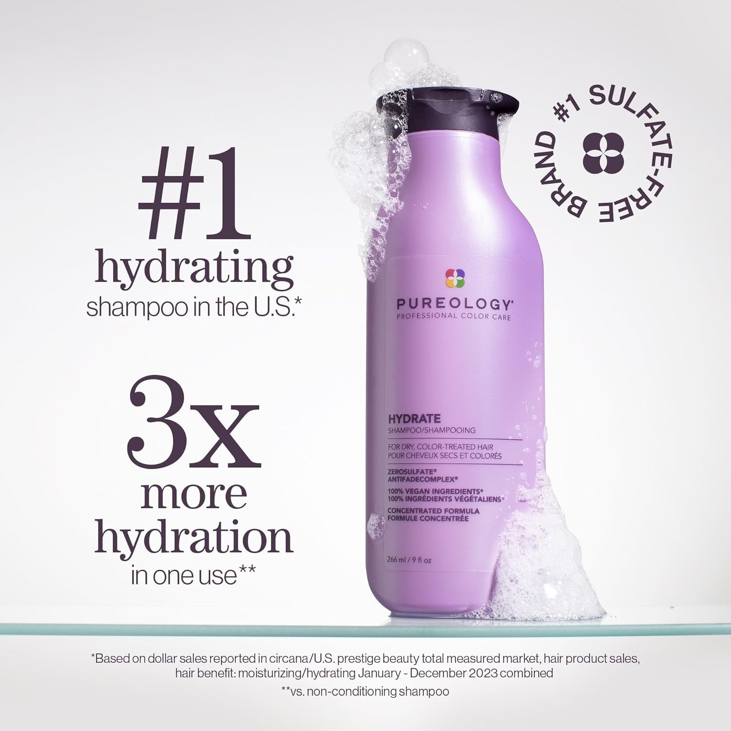 PUREOLOGY HYDRATE SHAMPOO/CONDITIONER COMBO! BRAND NEW! FRESH! SHIPS FREE!